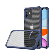 Carbon Fiber Case Blue - iPhone 12
