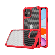 Carbon Fiber Case Red - iPhone 12