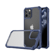Carbon Fiber Case Blue - iPhone 13 Pro Max