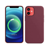 Silicone Mag Safe Case Maroon - iPhone 12/12 Pro