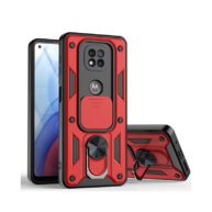 Kickstand with Ring & Lens Cover Red - Moto G Power 2021