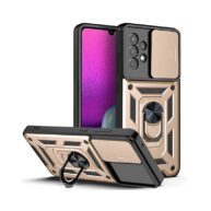 Kickstand with Ring & Lens Cover Gold - Galaxy A03s (Latin)