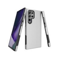 Dotted Armour Case Silver - Galaxy S25 FE