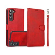 Detachable 2in1 Wallet Case Red - Galaxy S23 5G