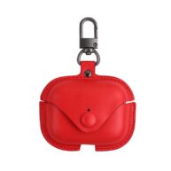 AirPods 2nd Gen - Leather Case Red