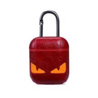 AirPods 2nd Gen - Leather Eye Case Red & Yellow