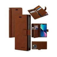 9 Pocket Mansoor Diary Brown - iPhone 12/12 Pro