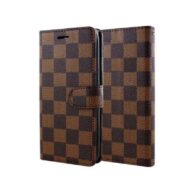 Checker Wallet Case Brown - Galaxy S23 FE