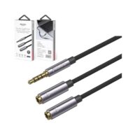 Yesido Dual Audio Splitter Braided Cable - YAU27