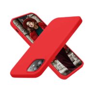 Liquid Silicone Case Red - iPhone 11