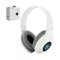 Sodo Wireless Headphone With RGB Light - White