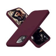 Liquid Silicone Case Maroon - iPhone 14