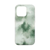 Marble Matte Case Green - iPhone 14