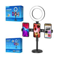 Kaku Desktop Phone Stand with Ring Light