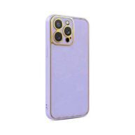 Chrome Leather Case Purple - Galaxy S23