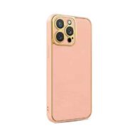 Chrome Leather Case Rose Gold - Galaxy S23