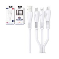 ZUZG 6A 2M 3in1 Lightning/Type C/Micro Cable