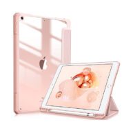 Fintie Smart Flip Case Clear Rose Gold - iPad 10.2