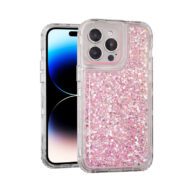 3PC Glitter Case Rose Gold - iPhone 11
