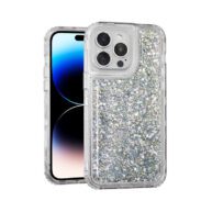 3PC Glitter Case Silver - iPhone 12