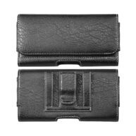 6.5 Inch Horizontal Leather Magnetic Belt Pouch