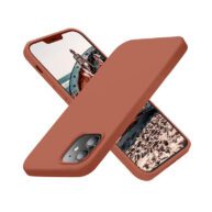 Liquid Silicone Case Light Brown - iPhone 11