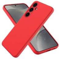 Liquid Silicone Case Red - Galaxy S24 FE