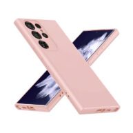 Liquid Silicone Case Rose Gold - Galaxy S22 Ultra