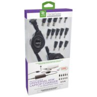 Retractable 65W Universal Laptop Adaptor (Open Box)