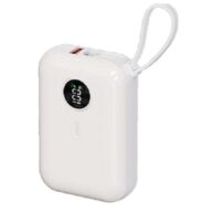 ZUZG Digital Display Type C PD20W Power Bank 10,000mAh White - J40x