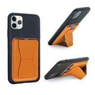 Magnetic Card Holder With Stand -Mustard