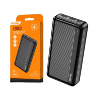 Kaku Dual Usb And Type C Power Bank 20,000mAh KSC-1085 - Black