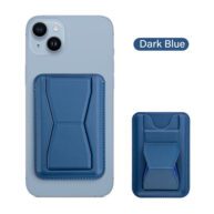 Magnetic Card Holder With Stand -Blue