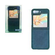 Hard Leather Case Navy - Galaxy Z Flip 6