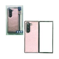 Hard Leather Case Rose Gold - Galaxy Z Fold 6