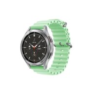 Wave Silicon Band- Green 20mm