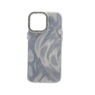 Holographic Wave Diamond Silver - iPhone 16 Plus