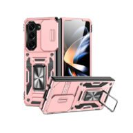 Ring stand Camera Cover Case Pink - Galaxy Z Fold 6