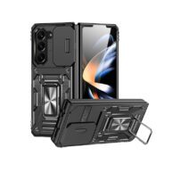 Ring stand Camera Cover Case Black - Galaxy Z Fold 6