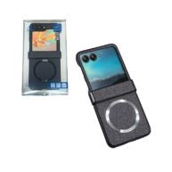 Fabric Mag Safe Gray- Z Flip 6
