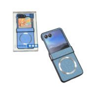 Fabric Mag Safe Light Blue - Z Flip 6