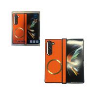 Fabric Mag Safe Orange - Z Fold 6