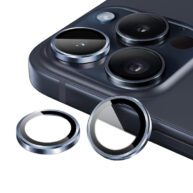 Camera Lens Protector Ring iPhone 15Pro/Pro Max - Titanium Blue 