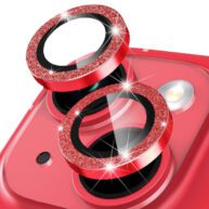 Camera Lens Protector Glitter Ring iPhone 11 - Red