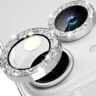 Camera Lens Protector Glitter Ring iPhone 11 - Silver
