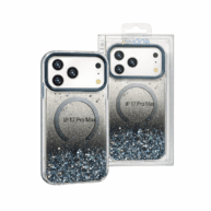 Star Glitter MagSafe black - iPhone 16 Plus