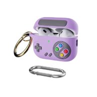 Airpods 4th Gen - Retro Game Bumper - Purple