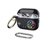 Airpods 4th Gen - Retro Game Bumper - Black