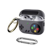 Airpods 4th Gen - Retro Game Bumper - Gray