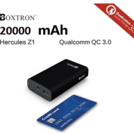 Boxtron: Qualcomm Quick Charge 3.0 Input/Output two way fast charging,20000 mAh